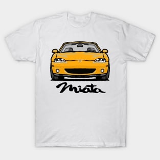 MX5 Miata NB2 Yellow T-Shirt